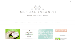 Desktop Screenshot of mutualinsanity.com